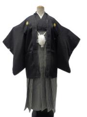 袴（ハカマ はかま）男物羽織袴レンタル（れんたる）14点フルセット