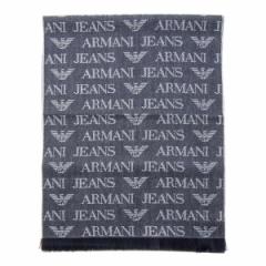 アルマーニジーンズ ARMANI JEANS マフラー 934504 CD786 00635 メンズ ウール混紡 ストール スカーフ ブルー アルマーニ マフラー メン