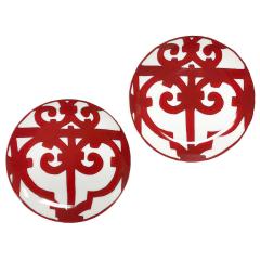 �G�����X �H�� �M HERMES BB�v���[�g �y�A No.2 17cm 11112 GUADALQUIVIR �K�_���L���B�[�� �u���b�h�v���[�g ���M 2���Z�b�g ROUGE �u��