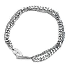 �f�B�[�[�� DIESEL �l�b�N���X �A�N�Z�T���[ DX1549040 �����Y �V���o�[ �l�b�N���X �A�N�Z�T���[ �u�����h �l�C ������� �v���[���g �l