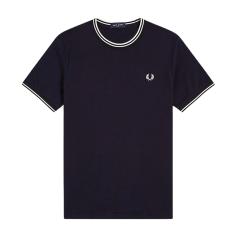 �t���b�h�y���[ FRED PERRY T�V���c ���� �N���[�l�b�N ���S �h�J �e�B�b�v���C�� �R�b�g�� ���M�����[�t�B�b�g M1588V 795 �l�C�r�[ �u