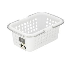 IKEA イケア メッシュバスケット かご ホワイト 白 60x40x15cm