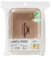 �����`�p�b�N ���{���� M(17.1�~12.5�~����5.3cm) 3�� (100�~�V���b�v 100�~�ψ� 100�ψ� 100��)