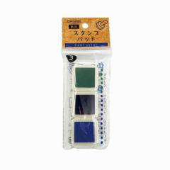 ���p�X�^���v�p�b�h �O���[��/�o�C�I���b�g/���C�����u���[ 3�� (100�~�V���b�v 100�~�ψ� 100�ψ� 100��)