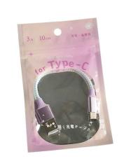 Type-C�[�d�P�[�u�� �I�[�����^�C�v �P�[�u����10cm �m�F�w��s�n