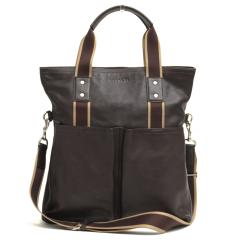 ○ポールスミス Paul Smith ナイロンツイル 牛革 ビジネスバッグ