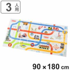レジャーシート 3人用 90×180cm Lサイズ 線路柄 きかんしゃトーマス （ トーマス シート 子供 遠足 キャラクター レジャーマット ピクニ