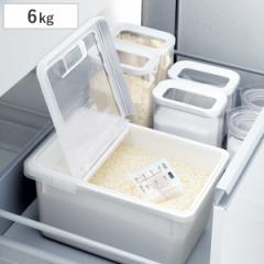 米びつ 5kg 引き出し用米びつ パッキン付き 最大6kg （ システムキッチン こめびつ ライスストッカー おすすめ 引出し用 計量カップ付き 