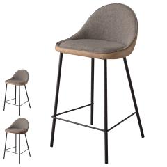 �J�E���^�[�`�F�A ���ʍ�67cm 2�r�Z�b�g �\�t�g���U�[ �A�C�A���t���[�� ���B���e�[�W�� �i �֎q �`�F�A �n�C�`�F�A�[ �C���_�X�g���A�� 