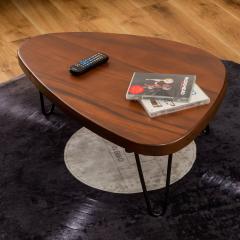 �Z���^�[�e�[�u�� ��80cm �V�R�� �i ���[�e�[�u�� ���r���O�e�[�u�� �O�p �e�[�u�� �`�[�N �ؖ� �X�`�[���r �R���p�N�g �j