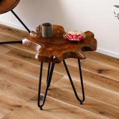 �T�C�h�e�[�u�� ����45cm ���N ���C�� �P�� �i �V�R�ؐ� �C���_�X�g���A�� �E�b�h �i�C�g�e�[�u�� �ԑ� �R�[�q�[�e�[�u�� �R���p�N�g �Q