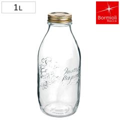Bormioli Rocco �{���~�I���E���b�R �K���X�r 1L Q.S.JAR 1000cc �i �K���X �ۑ��e�� �K���X�W���[ �W�t�� �K���X�e�� ������� ���� 