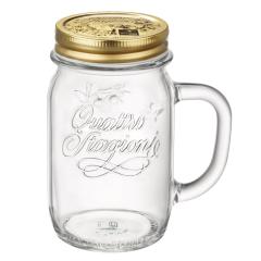 Bormioli Rocco �{���~�I���E���b�R �K���X�r 415ml Q.S.�h�����L���O �W���[ 415cc �i �K���X �ۑ��e�� �K���X�W���[ �W�t�� �W�����r 