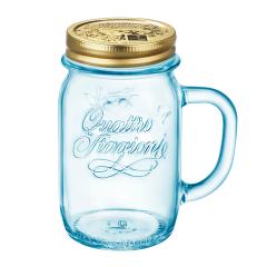 Bormioli Rocco �{���~�I���E���b�R �K���X�r 415ml Q.S.�h�����L���O �W���[ �u���[ 415cc �i �K���X �ۑ��e�� �K���X�W���[ �W�t�� �W