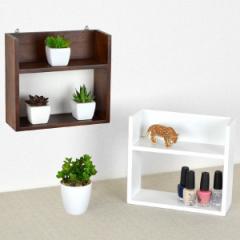 シェルフ チェリーウッド 24×22cm （ 木製 ディスプレイラック 収納棚 ラック 棚 収納ラック キッチン収納 壁面収納 ウォールラック ナ
