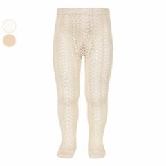 タイツ condor 3歳～6歳 パール オープンワークタイツ （ コンドル 子供用タイツ 発表会 レースタイツ キッズタイツ Perle openwork tigh