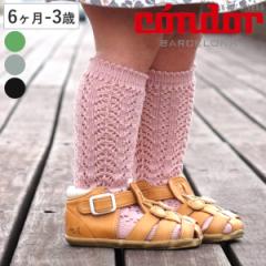 靴下 condor 子供 6ヶ月～3歳 パール オープンワーク ニーソックス カラー2 （ コンドル 子ども用靴下 ベビー キッズ ソックス くつ下 く