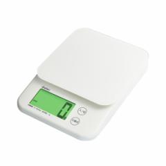 計量器 キッチンスケール デジタル 5kg 1g単位 （ デジタルスケール はかり 量り 電池付き デジタルクッキングスケール 電子はかり 大画
