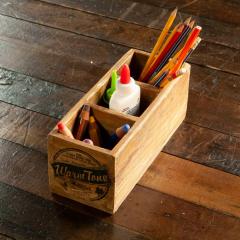 �������[ �_���g�� DULTON 3 PARTITION WOODEN BOX �E�b�f�� �{�b�N�X �ؐ� ��10�~���s25�~����10cm �i �������� ���[�P�[�X ���[�{�b�N