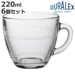 DURALEX �f�������b�N�X �W�S�� �}�O�J�b�v 220ml 6�Z�b�g �i GIGOGNE �H��@�Ή� �d�q�����W�Ή� �����K���X �}�O �J�b�v �R�b�v �K��