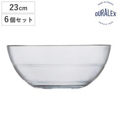 DURALEX �f�������b�N�X ���X�{�E�� �{�E�� 23cm 6�Z�b�g �i LYS BOWL �H��@�Ή� �d�q�����W�Ή� �����K���X �唫 �K���X�� �S�ʕ���