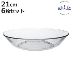 DURALEX �f�������b�N�X �v���[�g ���X �X�[�v�v���[�g 21cm �i LYS 6���Z�b�g �H��@�Ή� �d�q�����W�Ή� �K���X �M ���M �H�� �t�����X
