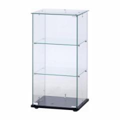 コレクションケース 幅42.5cm 3段 ガラスケース クリアタイプ （ コレクションボード コレクションキャビネット ウィスキー棚 ウイスキー