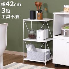 �I�[�v�����b�N ��42cm 3�i �ȒP�g�ݗ��� ���C���[���b�N EZBO �i �H��s�v �V�F���t ���b�N �I ���[ �f�B�X�v���C���b�N ����I �I�[�v