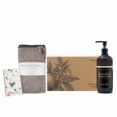 ギフトセット Aroma Fresco アロマフレスコ シェイクハンドセット タオル ハンドソープ （ ギフトボックス ソープ 植物由来 おしゃれ 日