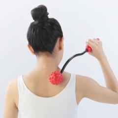 肩たたき 器具 凸凹ドンドン （ セルフ マッサージ機 肩こり 解消グッズ 首 肩 コリ 血行 改善 疲れ ほぐす 背中 お尻 ふくらはぎ でこぼ