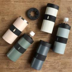 ペットボトルクーラー タンブラー 2way 保冷 ROCCO ペットボトル 500ml 対応 （ ロッコ 保温 コップ 真空断熱構造 ペットボトルケース ス