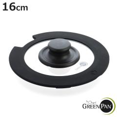 GREEN PAN �K���X�W 16cm �N���b�N�V�F�t��p �i �O���[���p�� �W �ӂ� ��ӂ� ��p�K���X�W ���t�� 16�Z���` �t�^ ��p �\�[�X�p�� �K��