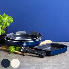 GREEN PAN �N���b�N�V�F�t �t���C�p�� 5�_�Z�b�g ���E�n���h���t�� �i �O���[���p�� �Z�b�g IH�Ή� �K�X�ΑΉ� �m���X�e�B�b�N �t���C�p