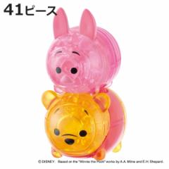 パズル 41ピース ディズニー クリスタルギャラリー ツムツム くまのプーさん&ピグレット （ クリスタルパズル つむつむ 立体パズル 雑貨 
