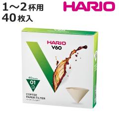 �n���I �R�[�q�[�t�B���^�[ V60�p�y�[�p�[�t�B���^�[01M �� 40���� �i HARIO 1�`2�t�p ���{�� V�^ �~�����` �~�� ���Y�� �y�[�p�[ �t�B��