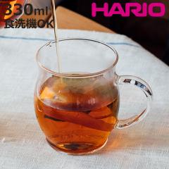 HARIO �n���I ����}�O�J�b�v �i 330ml �ϔM�K���X �H��@�Ή� �d�q�����W�Ή� ���{�� �}�O �}�O�J�b�v �}�O�R�b�v �J�b�v �H�� �N���A 