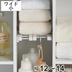 つっぱり棚 突ぱりすき間棚 ワイド 小 取付幅：12～14cm （ ツッパリ つっぱり 棚 収納 縦 横 取り付け 伸縮棚 隙間収納 追加棚 突っ張り