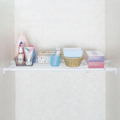 つっぱり棚 ニューストロング突ぱり棚 小 幅73～112cm 2個セット （ 突っ張り棚 奥行28.5cm 強力 つっぱり 収納 メッシュ 突っ張り 伸縮 