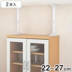 家具転倒防止 つっぱり棒 耐震ポール 超ミニサイズ 22cm～27cm 伸縮 （ 突っ張り棒 つっぱり 地震ポール 震災 地震対策 防災 賃貸 工具不