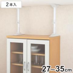 家具転倒防止 つっぱり棒 耐震ポール ミニサイズ 27cm～35cm 伸縮 （ 突っ張り棒 つっぱり 地震ポール 震災 地震対策 防災 賃貸 工具不要