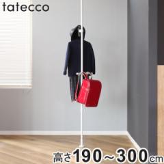tatecco 本体 突っ張り ポール たてっこ （ 突っ張りポール たてっこポール ラック スリム 収納 突っ張り棒 隙間収納 つっぱり ホワイト 