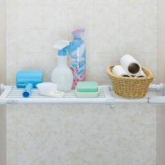 つっぱり棚 パワフル突ぱり棚 ミニ 取付幅：50～73cm 2個セット （ 突っ張り棚 強力 つっぱり 突ぱり 突っ張り式収納 伸縮棚 ラック 棚 