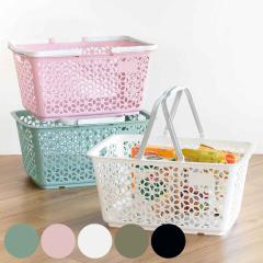 IKEA イケア メッシュバスケット かご ホワイト 白 60x40x15cm