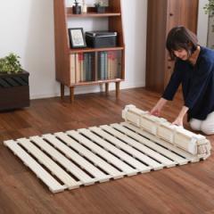 すのこベッド シングル ロール式 桐 桐すのこ シングルサイズ スノコベッド （ すのこ スノコ マット ロール すのこマット すのこベット 