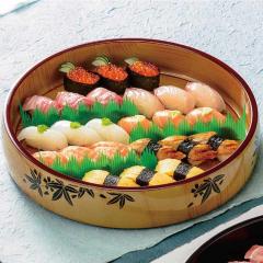 和風寿司桶 扇子と紅葉デザイン 308575.jpg