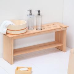 木製台 大 余湯派 釘無万能台 お風呂 木製 ラック バスラック （ 木製バスラック 物置 浴室用 天然木 シャンプー台 収納 木 台 日本製 木