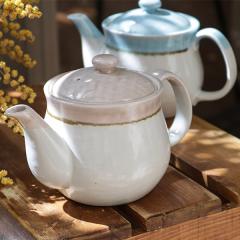 ポット 500ml obi ティーポット 急須 食器 和食器 陶土 日本製 ( 後手急須 茶こし付き 2〜3人分 後手型急須 茶