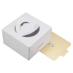�P�[�L�{�b�N�X �P�[�L�� 15cm�p �g���[�t�� �z���C�g �L�� �i �f�R���[�V�����P�[�L�p �� ���� �v���[���g ���َq ���b�s���O �f�R��