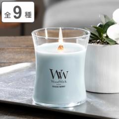 アロマキャンドル ウッドウィック WoodWick ジャーM （ アロマ キャンドル ギフト ロウソク 蓋つき 蓋 おしゃれ ローソク 蝋燭 フレグラ