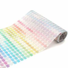 包装紙 ラッピングシート mt wrap s カラーチャート 幅15.5cm （ マステ 幅広 ラッピング のり付き 貼って剥がせる マスキングテープ 日